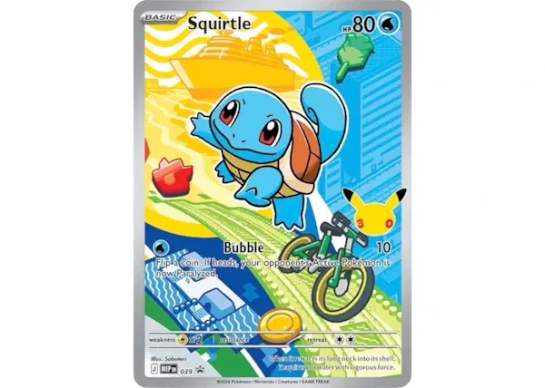 Squirtle 2026 Pokémon Mega Evolution First Partners Collection Promo 39 Ungraded