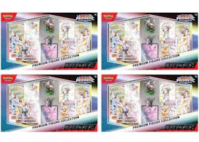 Pokémon Scarlet & Violet Prismatic Evolution Premium Figure Collection Box 4x Lot