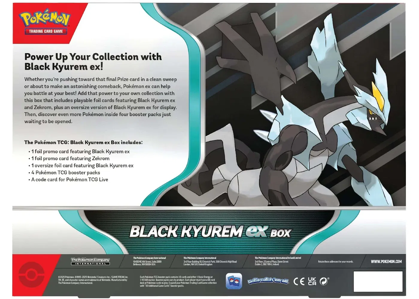 Pokémon Black Kyurem ex Special Collection Box