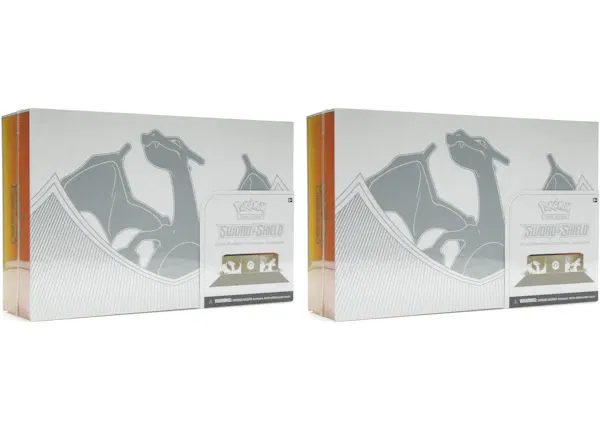 Pokemon TCG Sword & Shield Charizard Ultra-Premium Collection Box 2x Lot