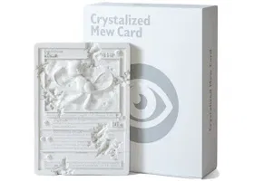 Daniel Arsham x Pokemon Crystalized Mew Card Sculpture (Edition of 500) White