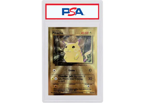 Pikachu 2021 Pokémon Celebrations Ultra-Premium Collection Gold Metal #58/102 (PSA or BGS Graded)