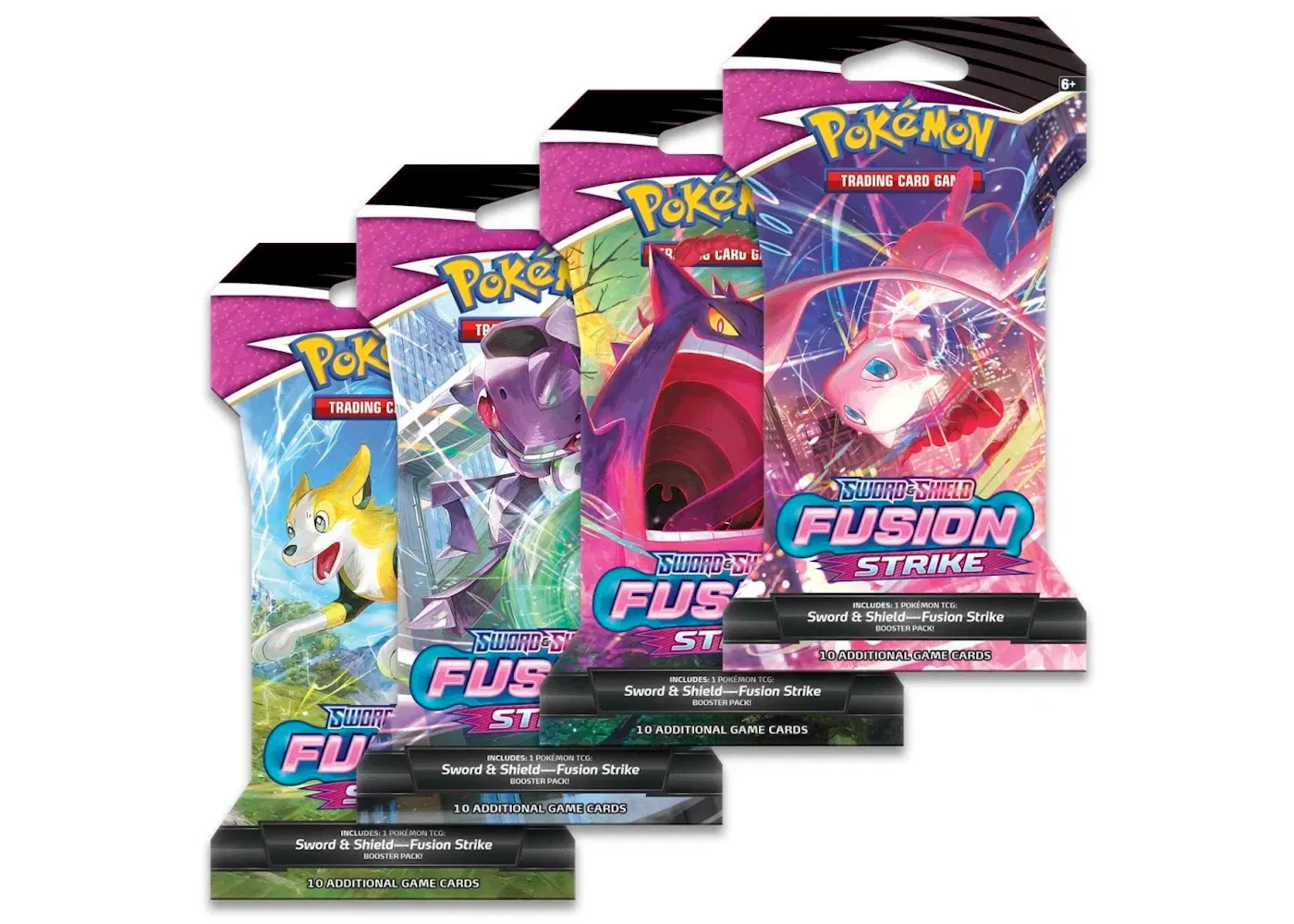 Pokémon Sword & Shield Fusion Strike Sleeved Booster Pack 20x Lot