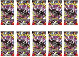 2026 Pokémon Mega Evolution Pitch Black Booster Pack (Random Pack Art) 10x Lot