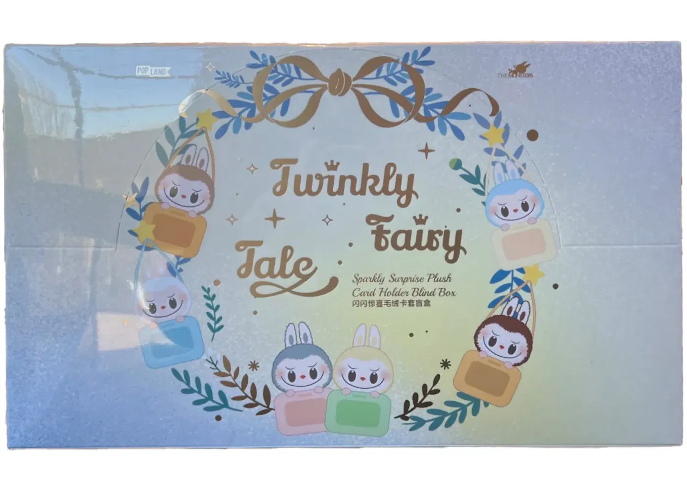 Pop Mart Labubu The Monsters Twinkly Fairy Tale Sparkly Surprise Plush Card Holders (Pop Land Exclusive) Sealed Case (6 Blind Box)