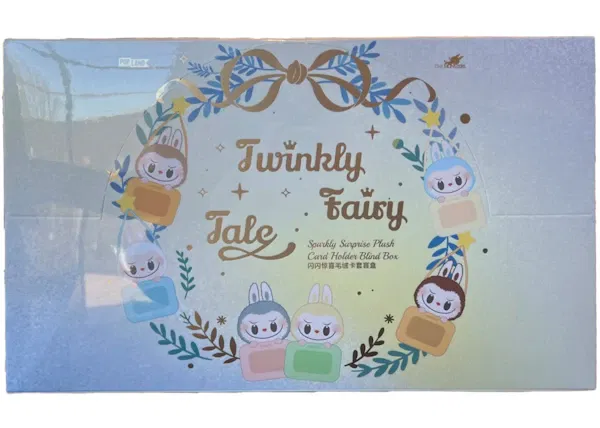 Pop Mart Labubu The Monsters Twinkly Fairy Tale Sparkly Surprise Plush Card Holders (Pop Land Exclusive) Sealed Case (6 Blind Box)