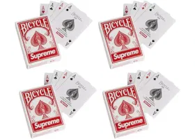 Supreme x Bicycle Mini Playing Card Deck 4x Lot FW21 Season Gift