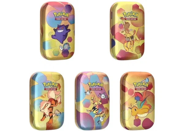 Pokémon Scarlet & Violet 151 Mini Tin 5x Lot (Tin Art May Vary)