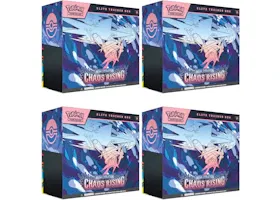 2026 Pokémon Mega Evolution Chaos Rising Elite Trainer Box 4x Lot