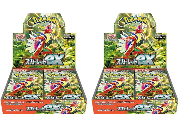 Pokémon TCG Scarlet & Violet Expansion Pack Scarlet ex Box (Japanese) 2x Lot