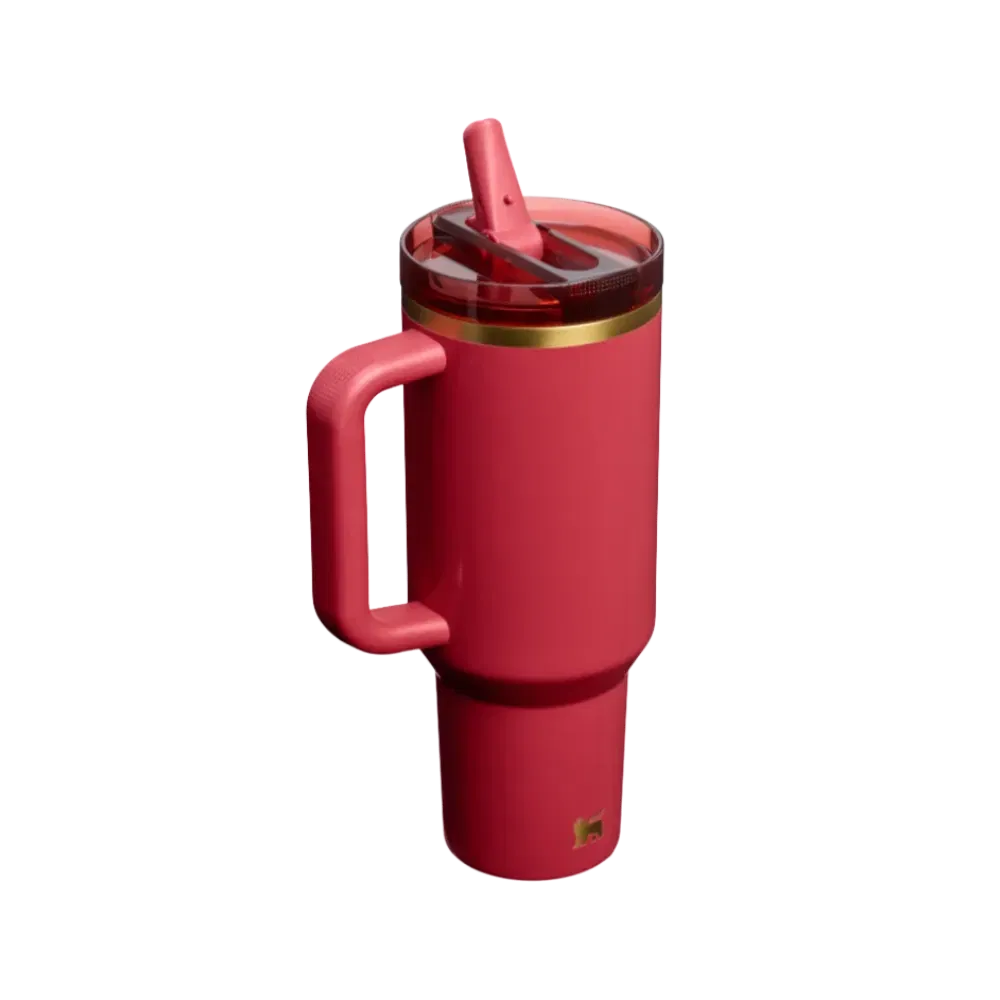 Stanley Cheers and Cheer Quencher ProTour Flip Straw Tumbler (40OZ) Holly Berry Gloss