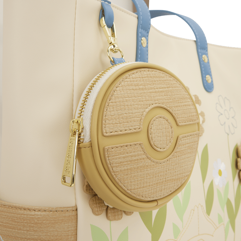 Pokémon Floral Tote Bag with Coin Bag