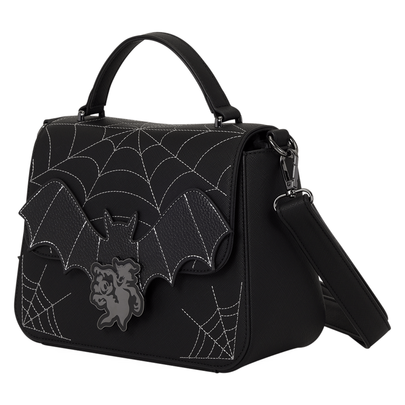Mickey & Minnie Spiderweb & Bats Crossbody Bag