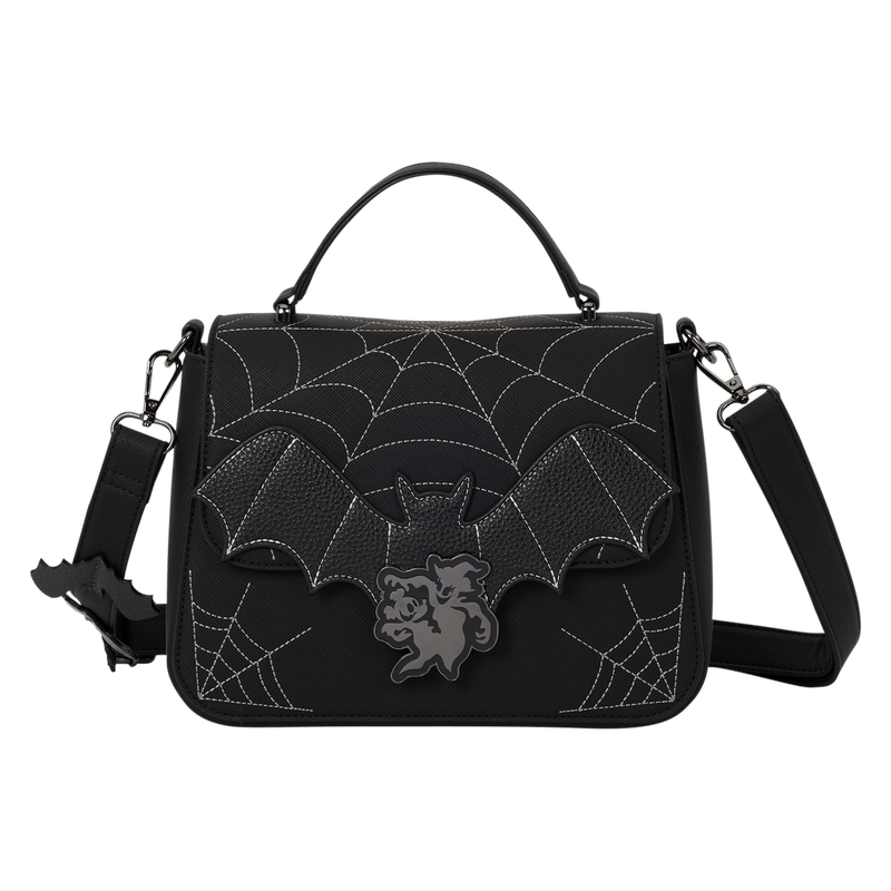 Mickey & Minnie Spiderweb & Bats Crossbody Bag