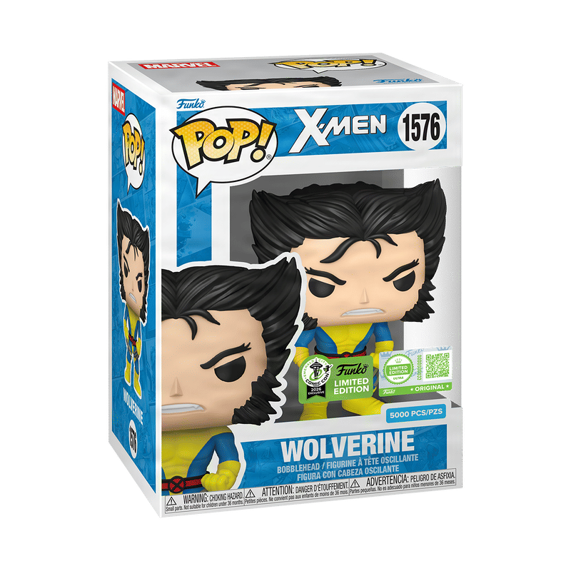 Pop! Wolverine (Classic Unmasked) with Pop! Protector