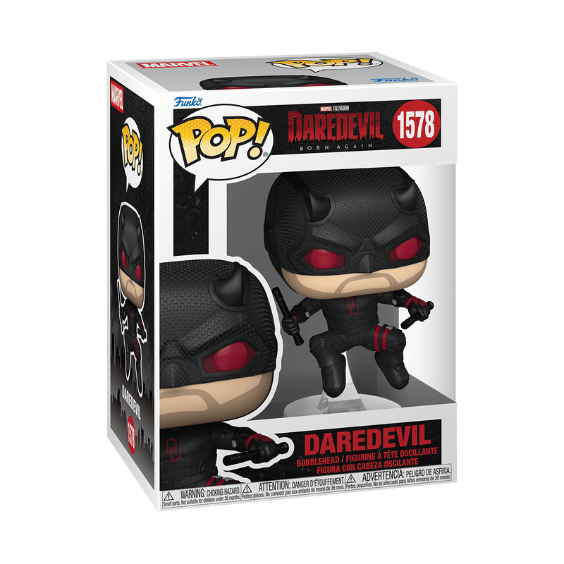 Pop! Daredevil (Black Suit) (Born Again)