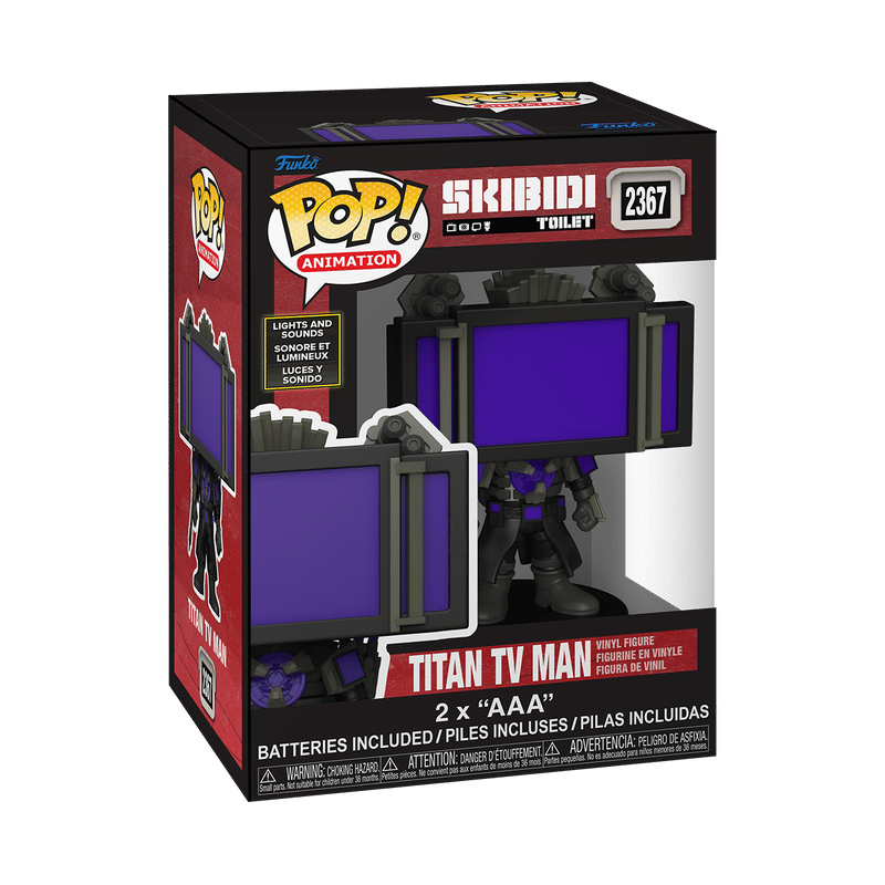 Pop! Lights and Sounds Titan TV Man
