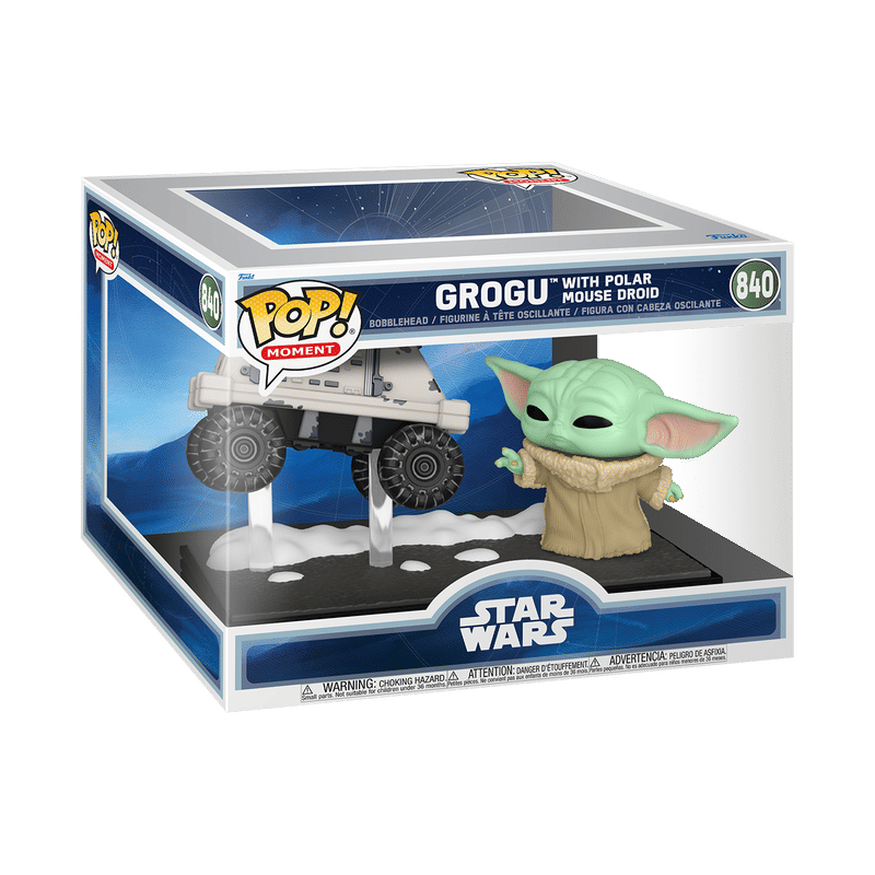 Pop! Moment Grogu with Polar Mouse Droid
