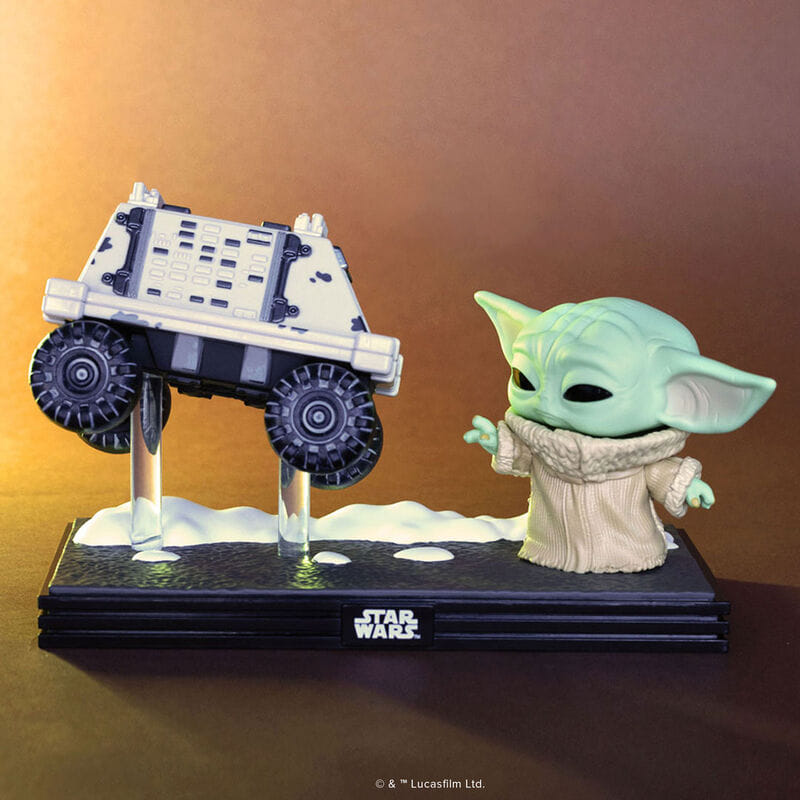 Pop! Moment Grogu with Polar Mouse Droid