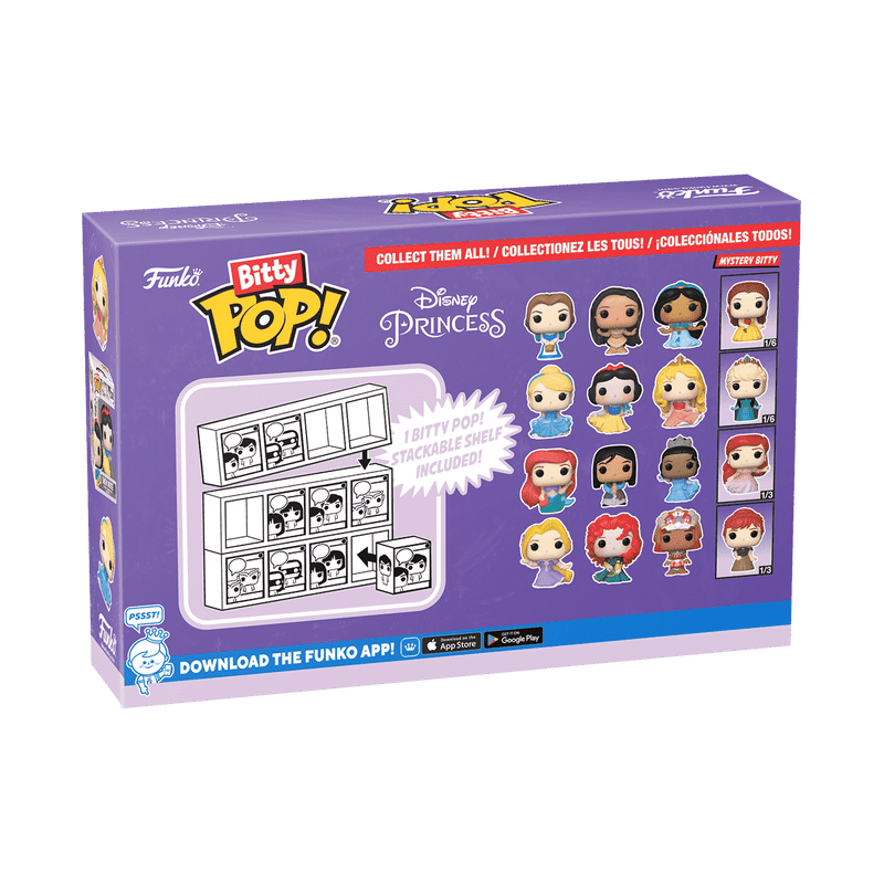 Bitty Pop! Disney Princess 4-Pack Series 2