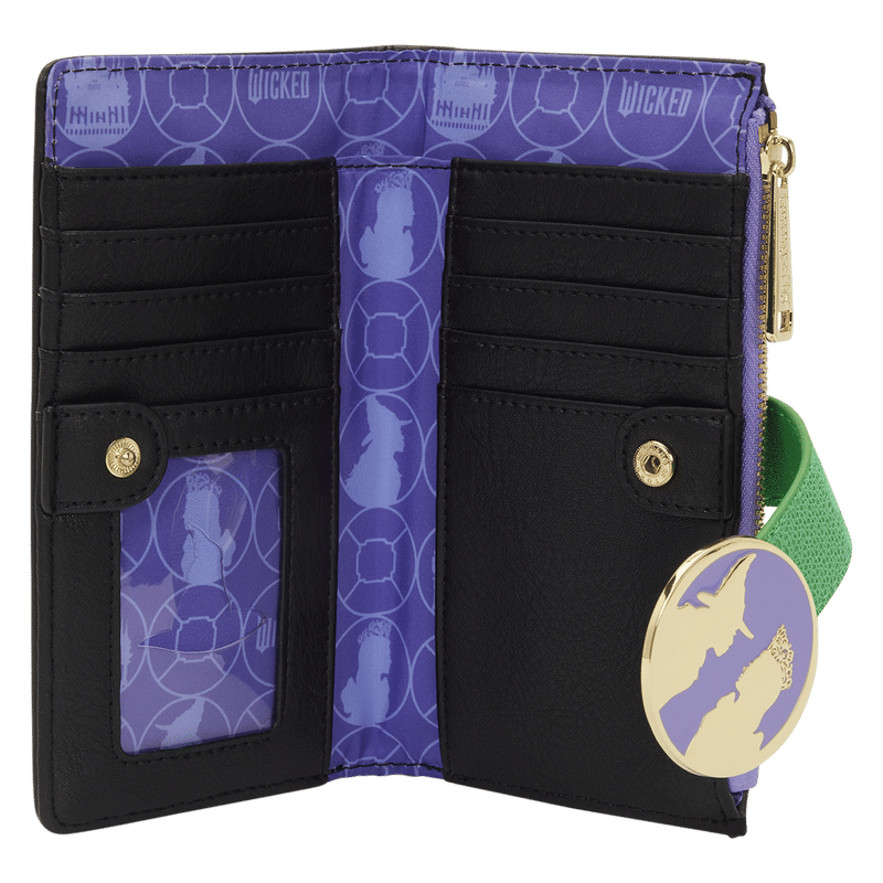 Wicked Glinda & Elphaba Floral & Lace Flap Wallet
