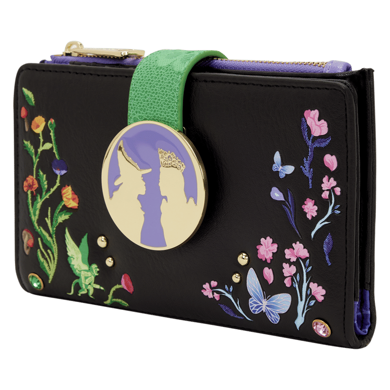 Wicked Glinda & Elphaba Floral & Lace Flap Wallet