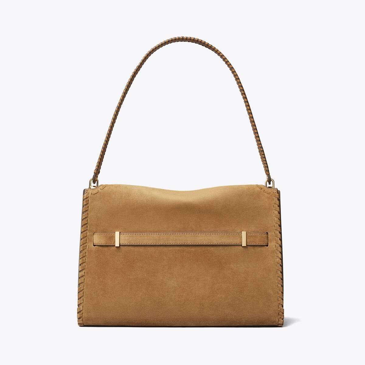 Large Lee Radziwill Suede Shoulder Bag