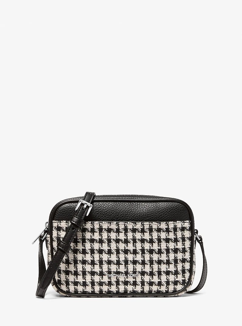 Jet Set Travel Small Houndstooth Crossbody Bag