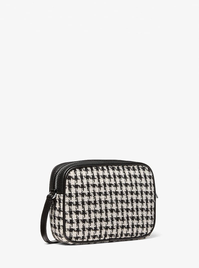 Jet Set Travel Small Houndstooth Crossbody Bag