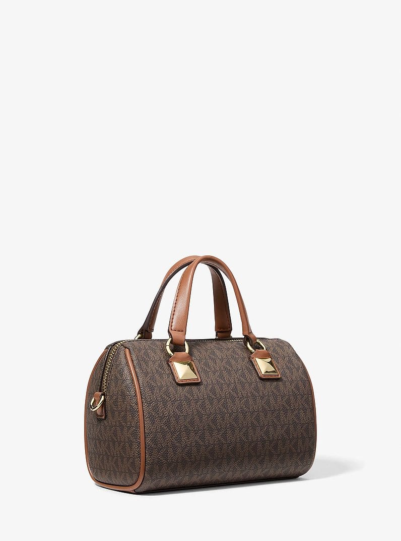 Grayson Small Signature Logo Duffel Crossbody Bag