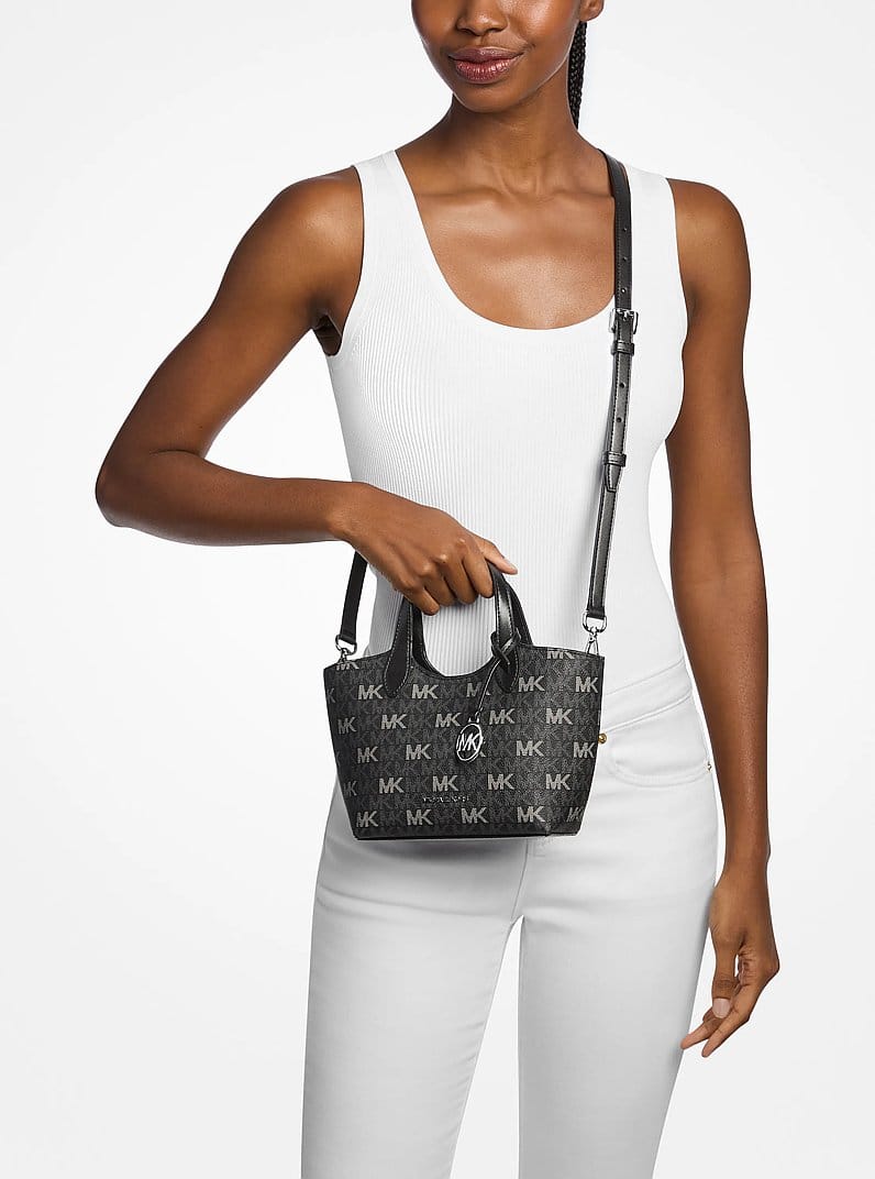 Maya Extra-Small Signature Logo Crossbody Bag