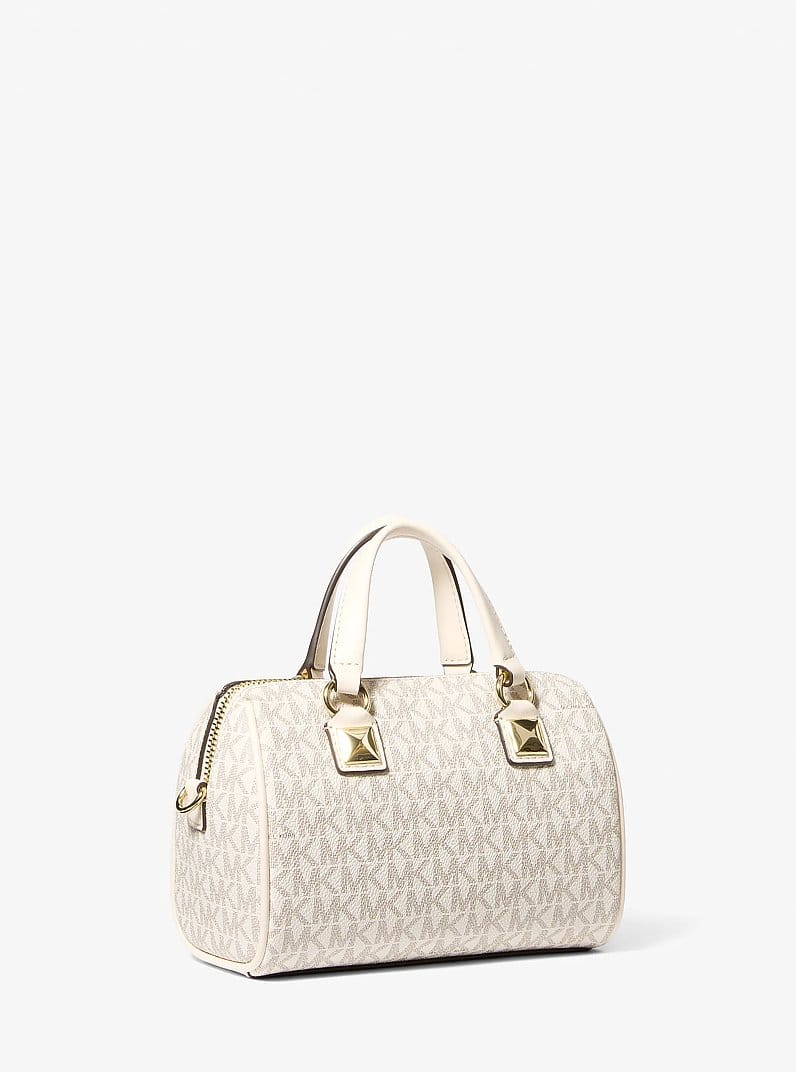 Grayson Small Signature Logo Duffel Crossbody Bag