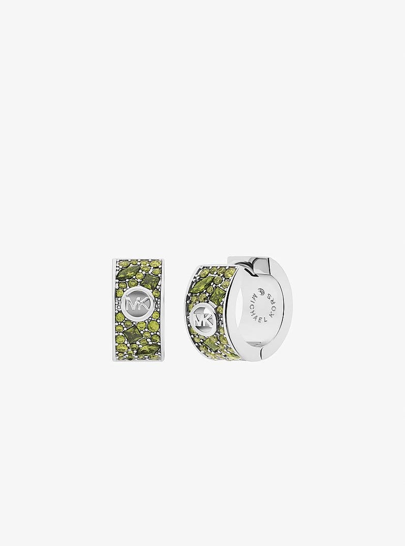 Pavé Huggie Earrings