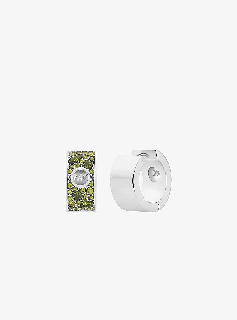 Pavé Huggie Earrings