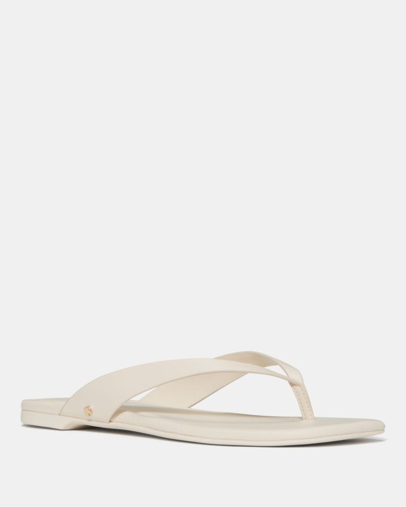 Katespade Sandie Flip Flop Sandals Cream