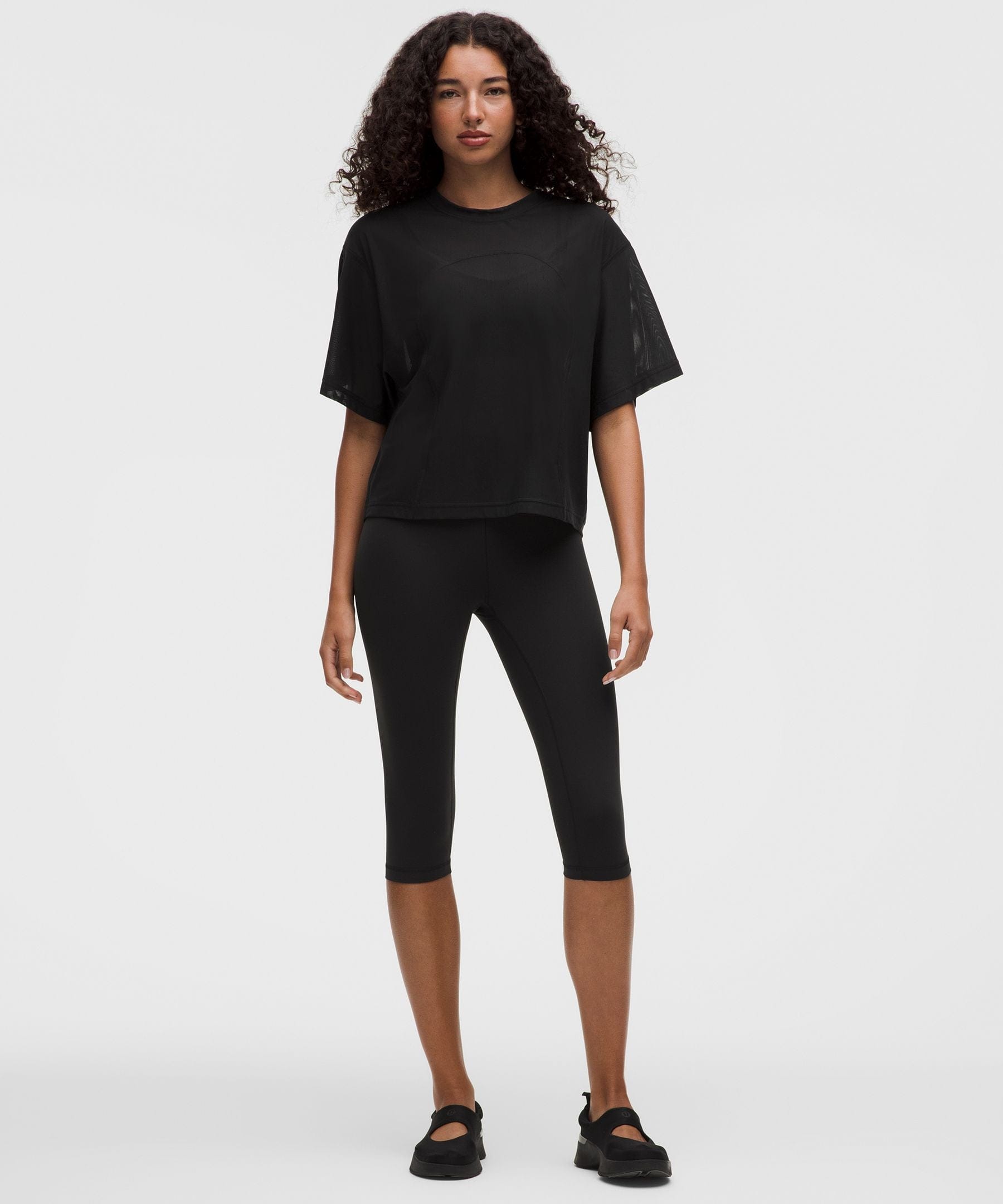 Lululemon Women's Stretch Mesh Relaxed-Fit T-Shirt