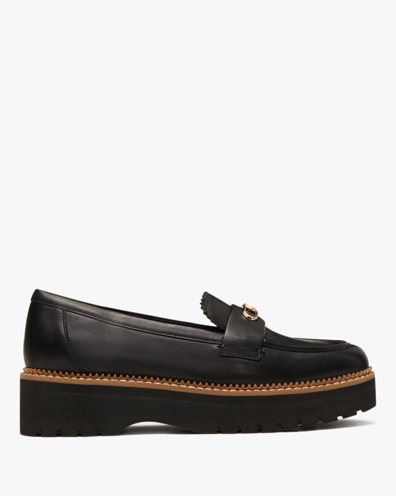 Katespade Hallie Lug Loafer Black