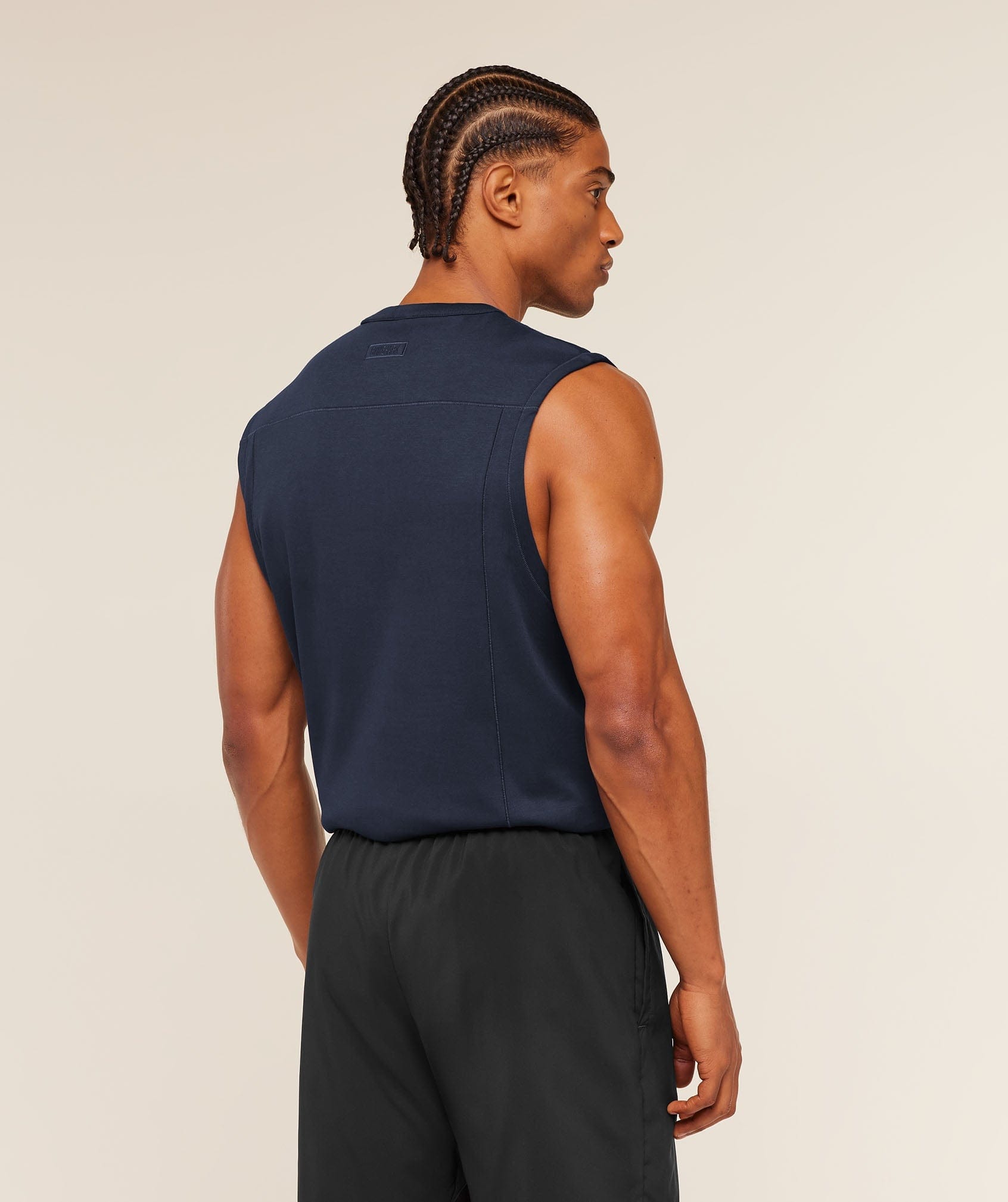 Gymshark Off Duty Tank Heavy Blue