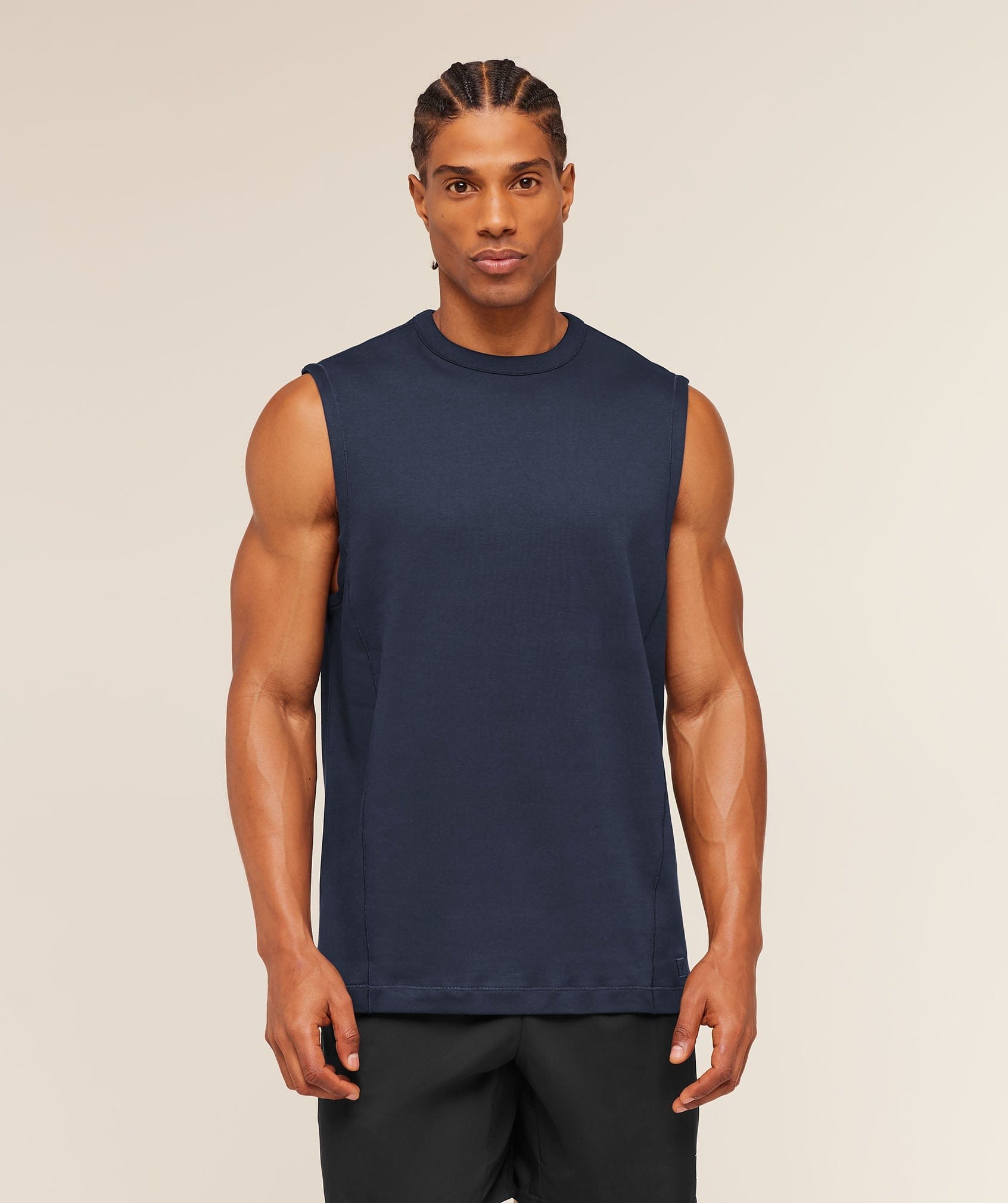 Gymshark Off Duty Tank Heavy Blue