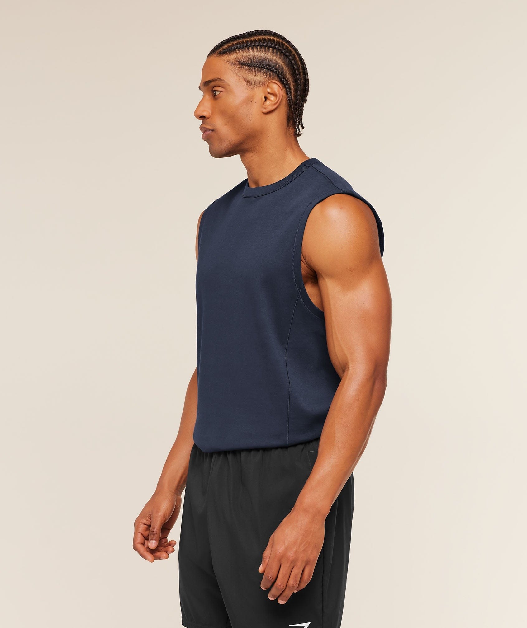 Gymshark Off Duty Tank Heavy Blue