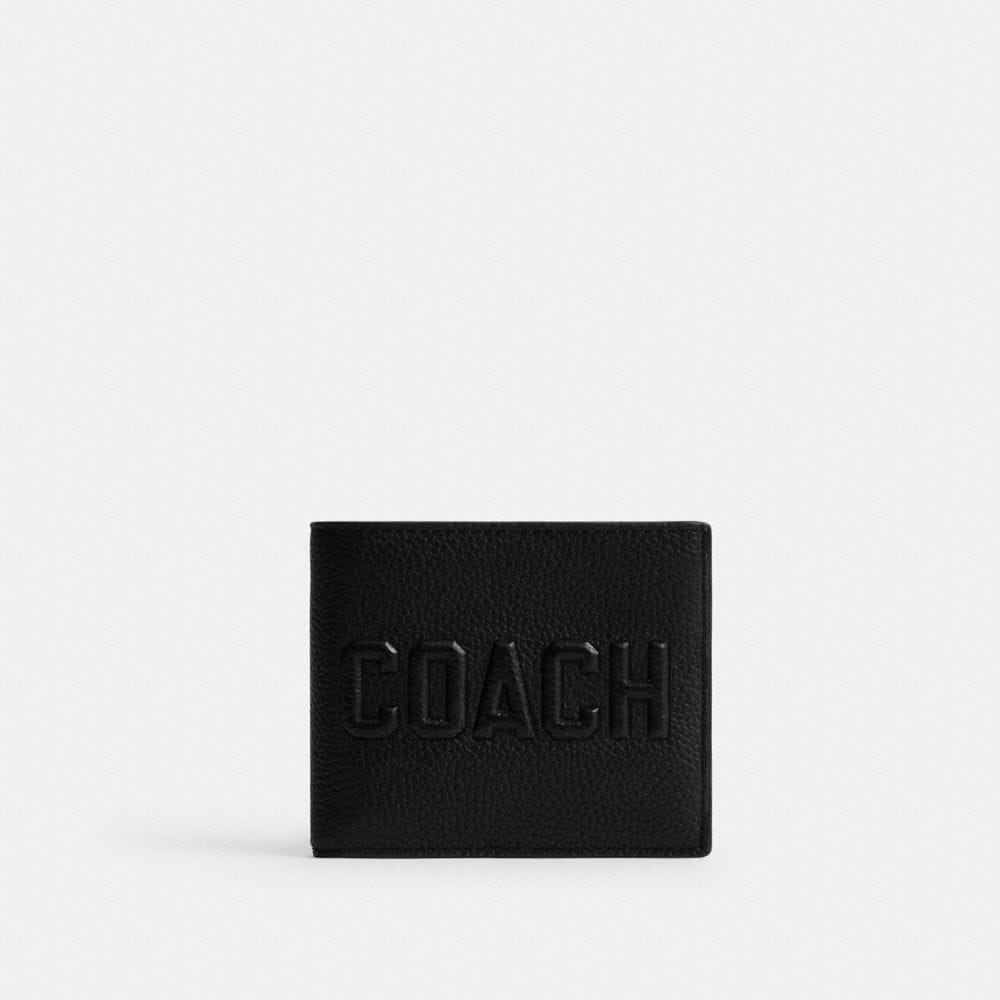 Coach 3 In 1 Wallet With Coach Graphic Black