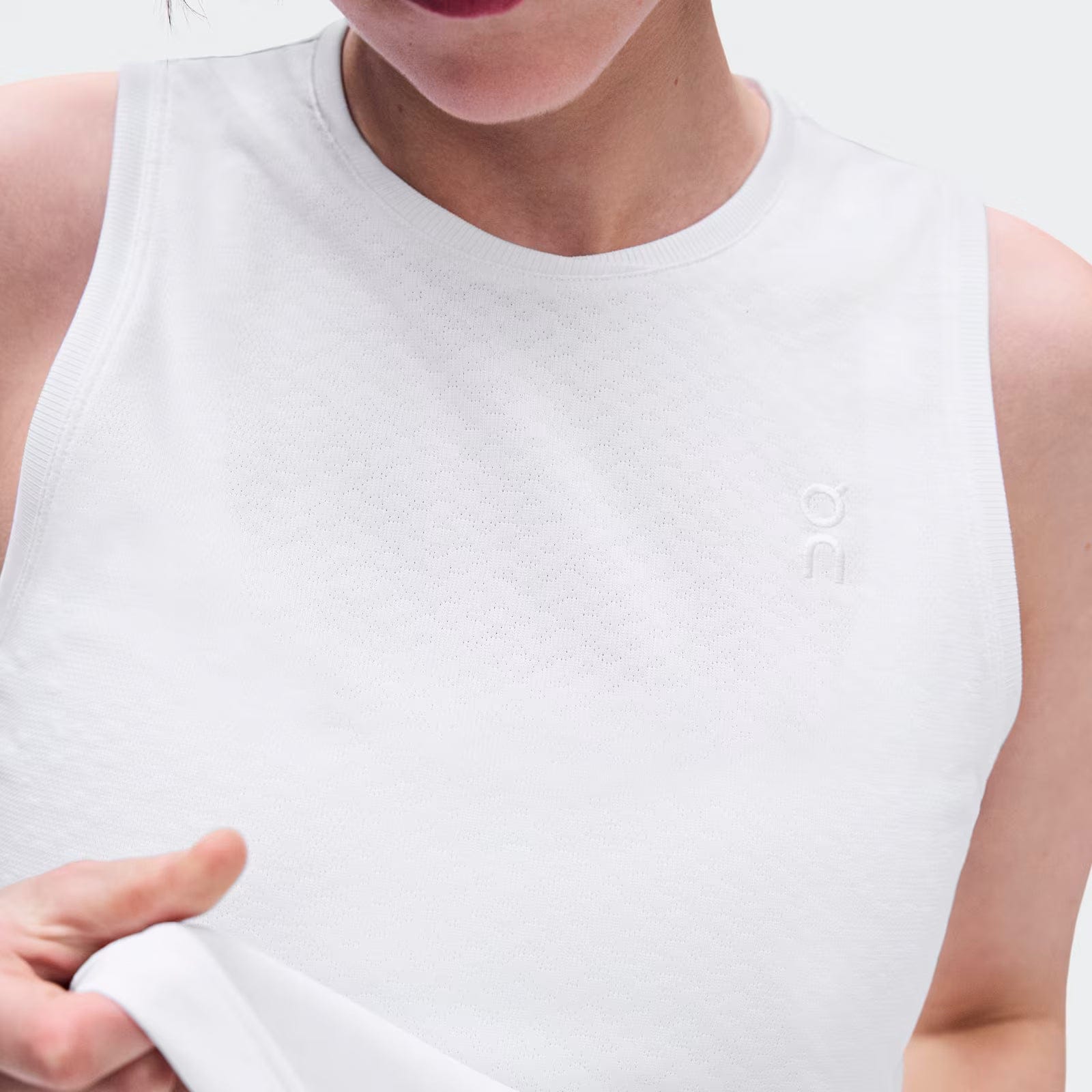 On Court Tank Edit Ldn White (Women'S)
