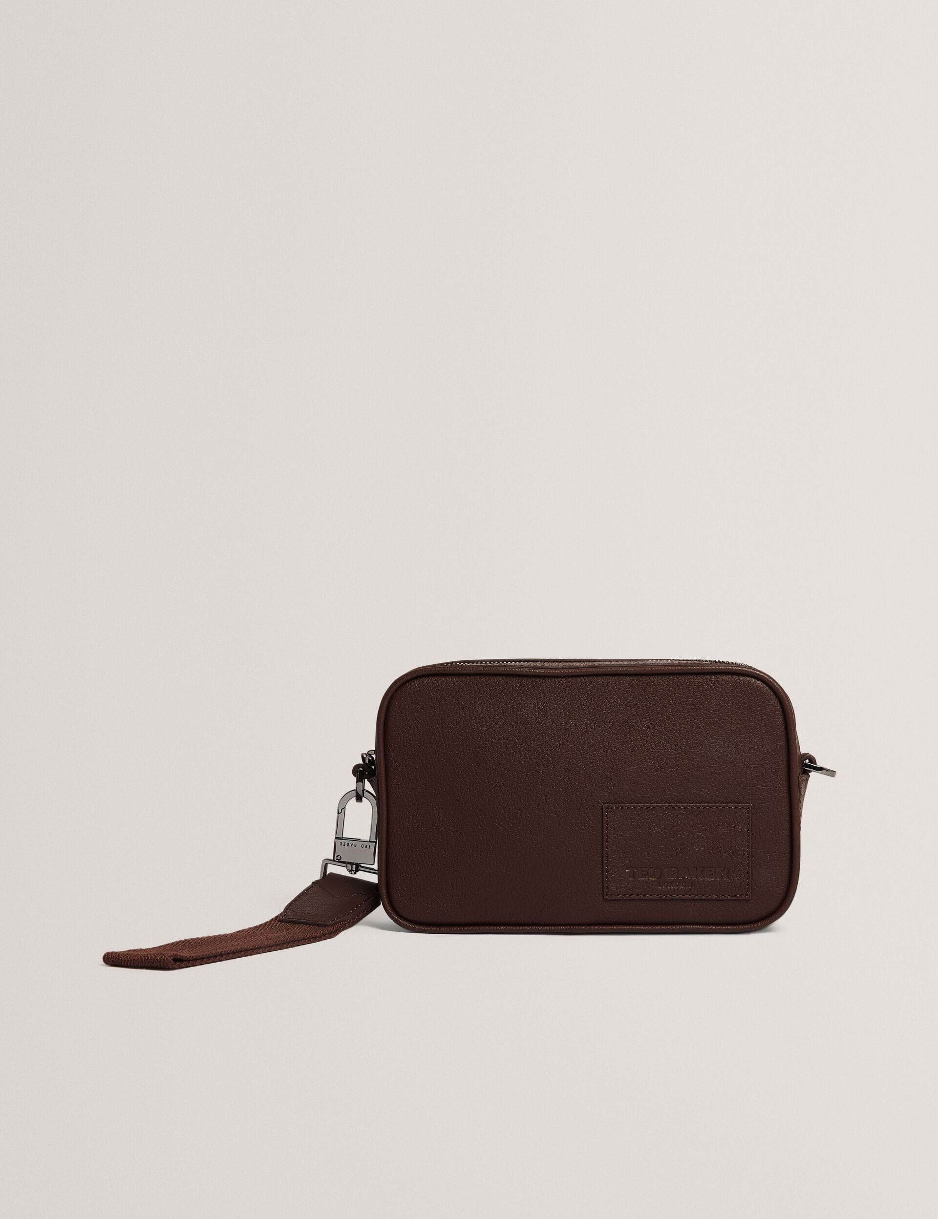 Ted Baker Grifin 2In1 Leather Pouch Crossbody Bag Brown