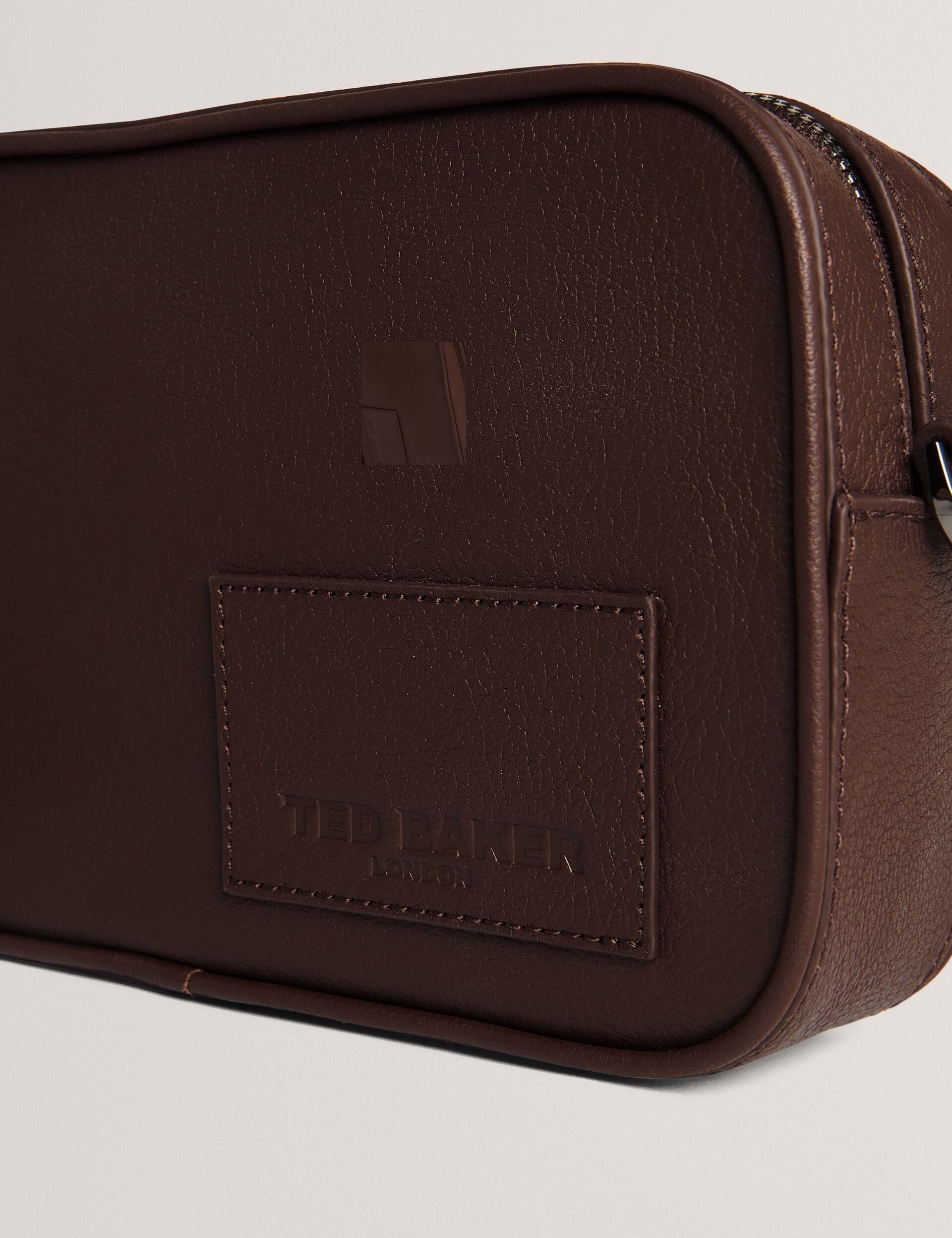 Ted Baker Grifin 2In1 Leather Pouch Crossbody Bag Brown