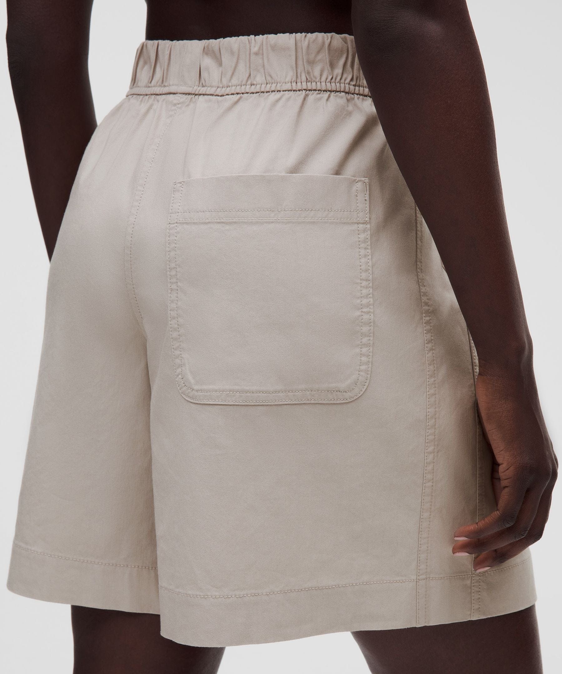 Lululemon Women's LuluLinen High-Rise Relaxed-Fit Short 7"