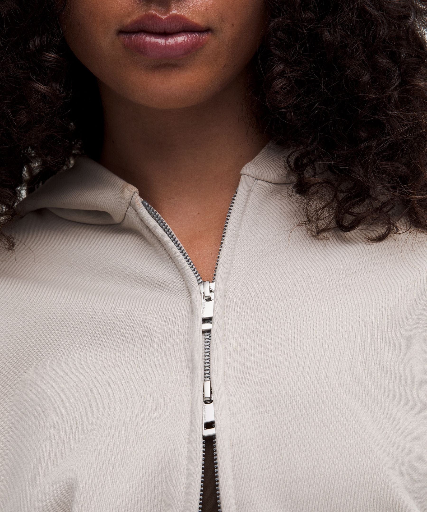 Lululemon French Terry Cropped Full-Zip Hoodie