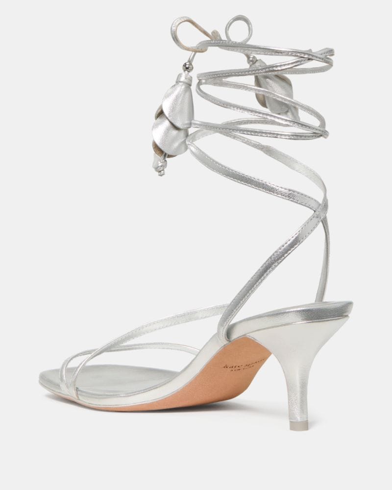 Katespade Lily High Heel Sandal Silver