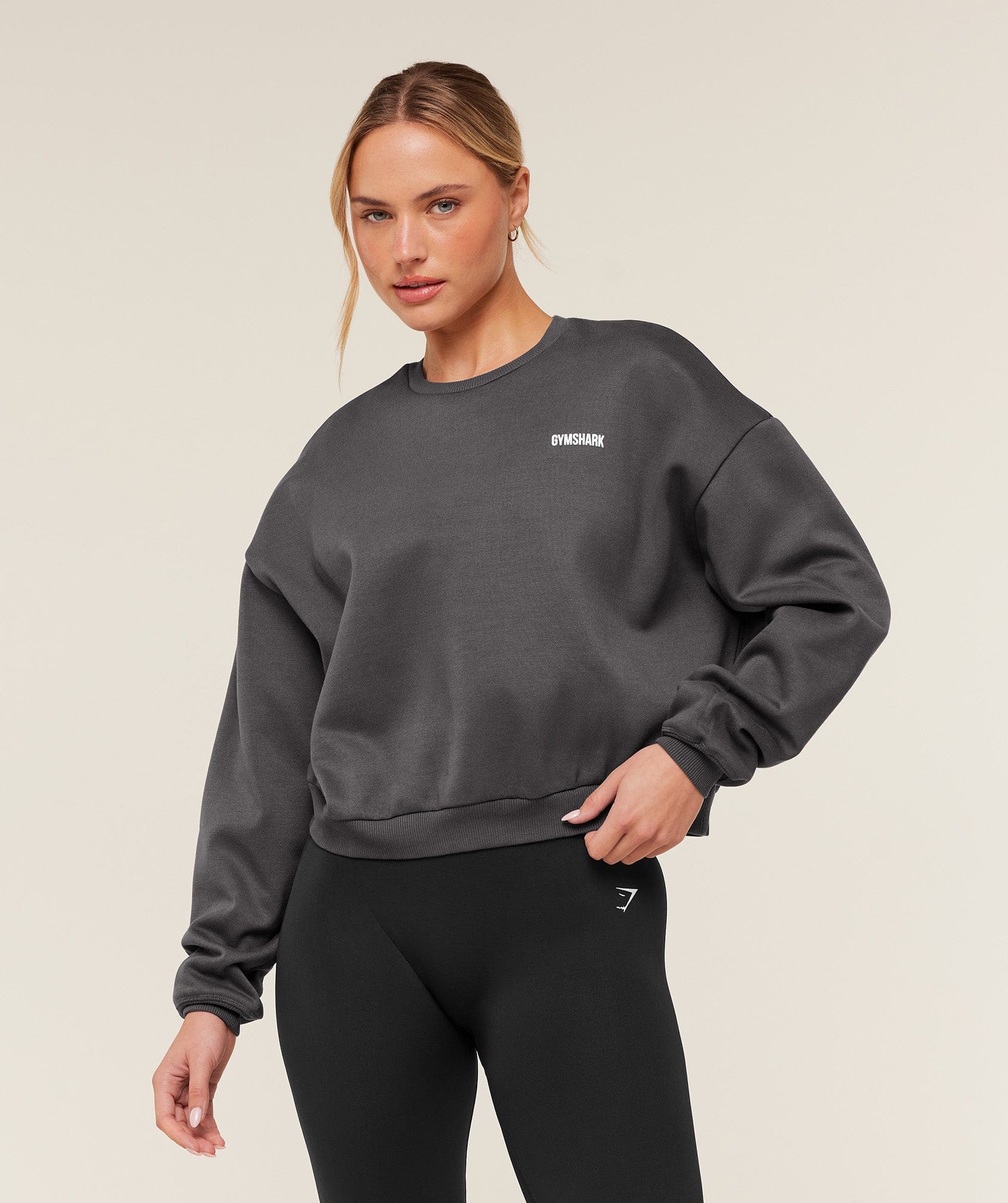 Women's Gymshark Cosy Luxe Sweatshirt Grey