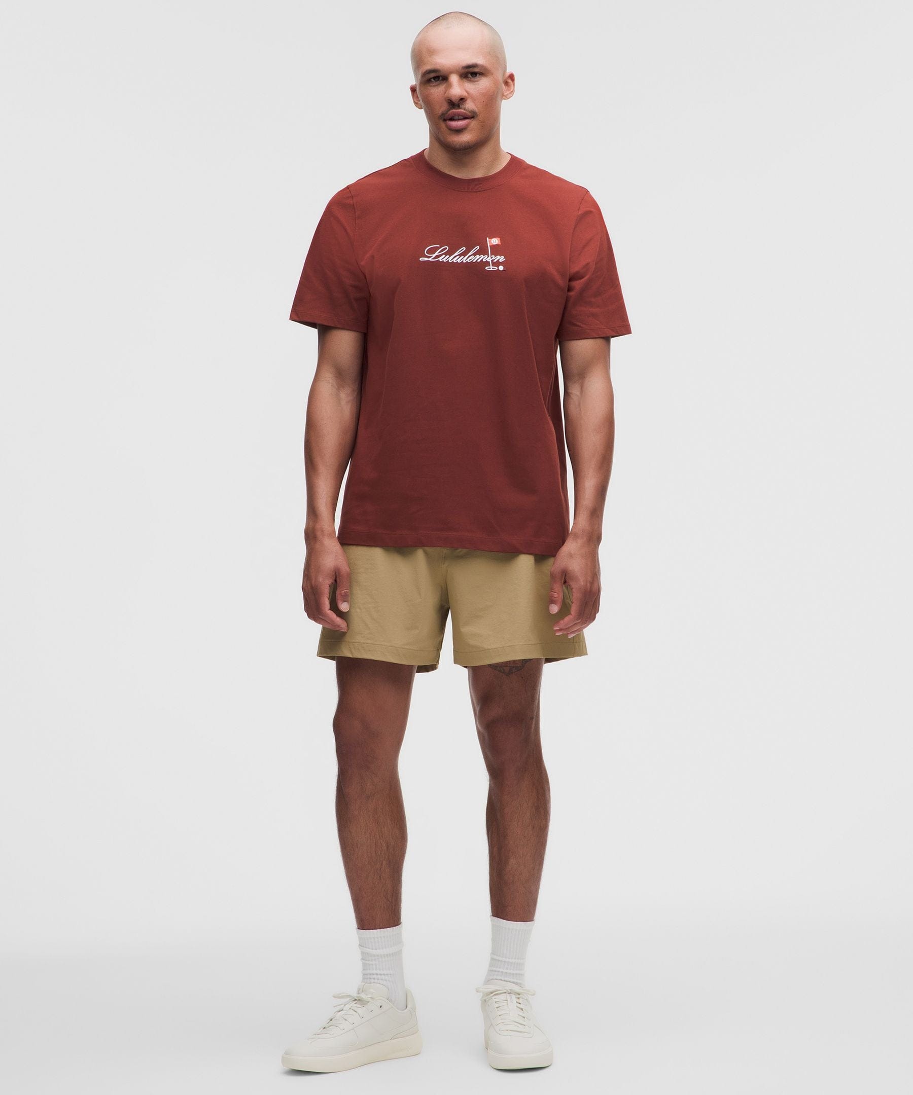 Lululemon Heavyweight Classic-Fit Cotton T-Shirt *Golf Flag