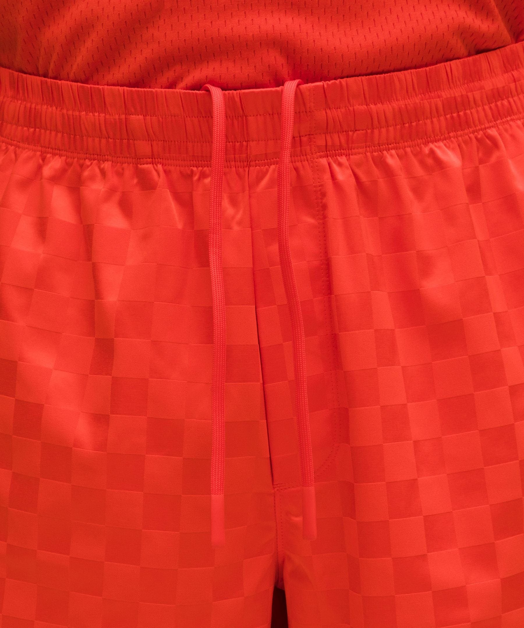 Lululemon Checkerboard Satin Linerless Gym Short 7"